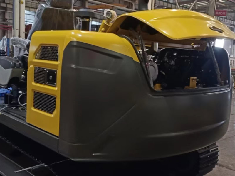 Excavator Counterweight Detail