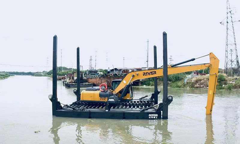 The Application of Long Reach Excavators in Wetlands